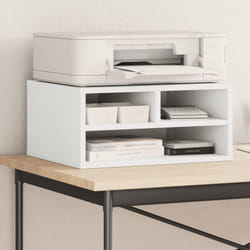 Vidaxl - Support d'imprimante blanc 49x40x22,5 cm bois d'ingénierie