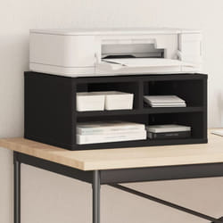 Vidaxl - Support d'imprimante noir 49x40x22,5 cm bois d'ingénierie