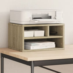 Vidaxl - Support d'imprimante chêne sonoma 40x32x22,5 cm bois ingénierie