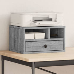 Vidaxl - Support d'imprimante sonoma gris 40x32x22,5cm bois d'ingénierie