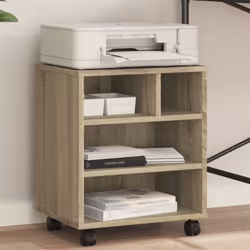 Le support d'imprimante permet d'accéder facilement à tout, rendant votre lieu de travail organisé et bien rangé. Matériau du ...