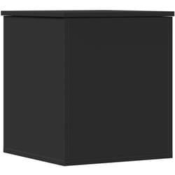 Vidaxl - Boîte de rangement noir 40x42x46 cm bois d'ingénierie