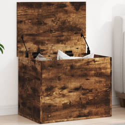 Vidaxl - Boîte de rangement chêne fumé 60x42x46 cm bois d'ingénierie