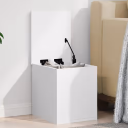 Cette boîte de rangement est une solution de rangement idéale et un excellent supplément décoratif à votre espace de vie. Mat ...