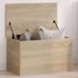 vidaXL Boîte de rangement chêne sonoma 60x35x35 cm bois d'ingénierie