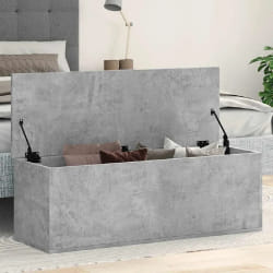 vidaXL Coffre - Gris béton