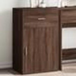 vidaXL Armoire de rangement chêne marron 56,5x39x90 cm bois ingénierie