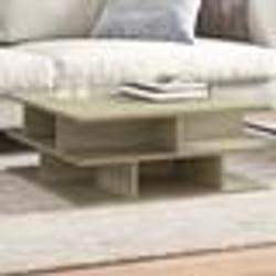 vidaXL Table basse chêne sonoma 70x70x29 cm bois d'ingénierie