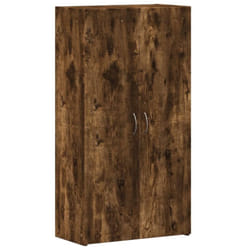 Armoire de classement chêne fumé 60x32x115 cm bois d'ingénierie Vidaxl
