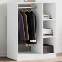 vidaXL Garde-robe blanc 77x48x102 cm bois d'ingénierie