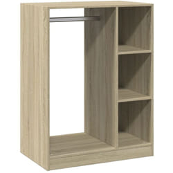 vidaXL Garde-robe chêne sonoma 77x48x102 cm bois d'ingénierie