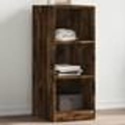 vidaXL Garde-robe chêne fumé 48x41x102 cm bois d'ingénierie