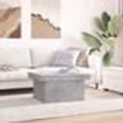 vidaXL Table basse gris béton 100x55x40 cm bois d'ingénierie