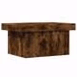 vidaXL Table basse chêne fumé 100x55x40 cm bois d'ingénierie