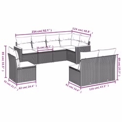 VidaXL 3226046 ensemble de meubles de jardin - Vue supplémentaire 7