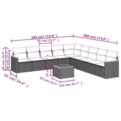 VidaXL 3226063 ensemble de meubles de jardin - Vue supplémentaire 8