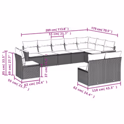 VidaXL 3226073 ensemble de meubles de jardin - Vue supplémentaire 7