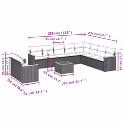 VidaXL 3226118 ensemble de meubles de jardin - Vue supplémentaire 8