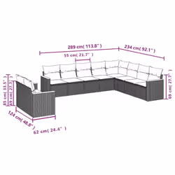 VidaXL 3226123 ensemble de meubles de jardin - Vue supplémentaire 7