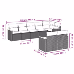 VidaXL 3226150 ensemble de meubles de jardin - Vue supplémentaire 7
