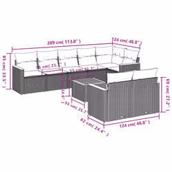 VidaXL 3226157 ensemble de meubles de jardin - Vue supplémentaire 8