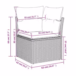 VidaXL 3226160 ensemble de meubles de jardin - Vue supplémentaire 7