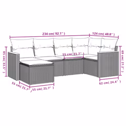 VidaXL 3226186 ensemble de meubles de jardin - Vue supplémentaire 8