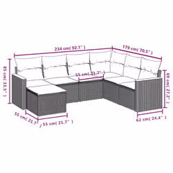 VidaXL 3226214 ensemble de meubles de jardin - Vue supplémentaire 8