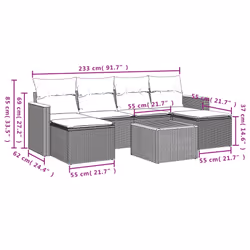 VidaXL 3226228 ensemble de meubles de jardin - Vue supplémentaire 8
