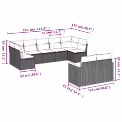 VidaXL 3226287 ensemble de meubles de jardin - Vue supplémentaire 7