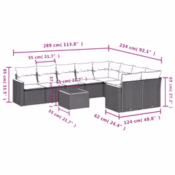 VidaXL 3226301 ensemble de meubles de jardin - Vue supplémentaire 8