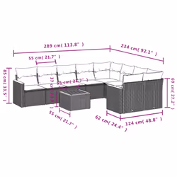 VidaXL 3226305 ensemble de meubles de jardin - Vue supplémentaire 8