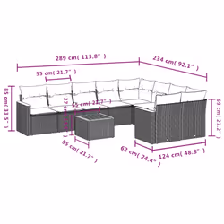 VidaXL 3226308 ensemble de meubles de jardin - Vue supplémentaire 8