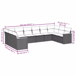 VidaXL 3226325 ensemble de meubles de jardin - Vue supplémentaire 7