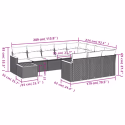 VidaXL 3226364 ensemble de meubles de jardin - Vue supplémentaire 8
