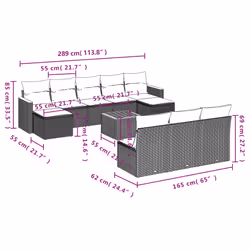 VidaXL 3226388 ensemble de meubles de jardin - Vue supplémentaire 8