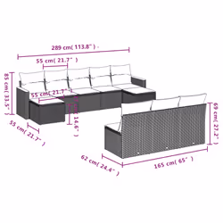 VidaXL 3226389 ensemble de meubles de jardin - Vue supplémentaire 7