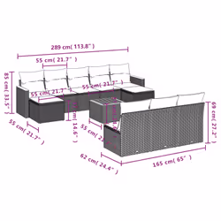 VidaXL 3226391 ensemble de meubles de jardin - Vue supplémentaire 8