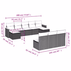 VidaXL 3226396 ensemble de meubles de jardin - Vue supplémentaire 7