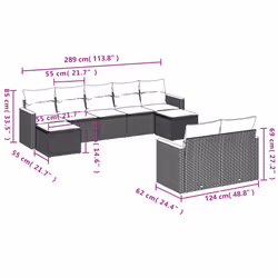 VidaXL 3226398 ensemble de meubles de jardin - Vue supplémentaire 7