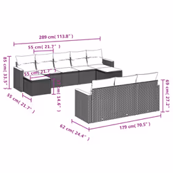 VidaXL 3226424 ensemble de meubles de jardin - Vue supplémentaire 7