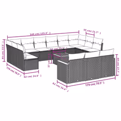 VidaXL 3226454 ensemble de meubles de jardin - Vue supplémentaire 8