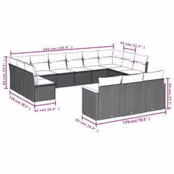 VidaXL 3226457 ensemble de meubles de jardin - Vue supplémentaire 7
