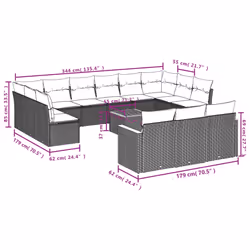 VidaXL 3226466 ensemble de meubles de jardin - Vue supplémentaire 8