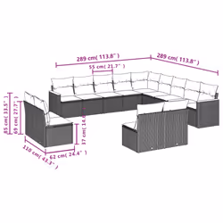 VidaXL 3226487 ensemble de meubles de jardin - Vue supplémentaire 7