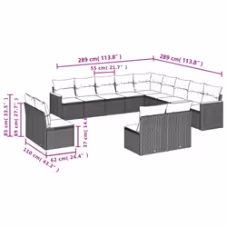 VidaXL 3226490 ensemble de meubles de jardin - Vue supplémentaire 7