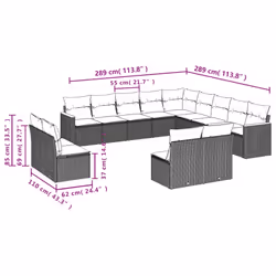 VidaXL 3226492 ensemble de meubles de jardin - Vue supplémentaire 7