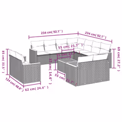 VidaXL 3226496 ensemble de meubles de jardin - Vue supplémentaire 8