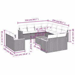 VidaXL 3226497 ensemble de meubles de jardin - Vue supplémentaire 8