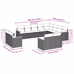 VidaXL 3226511 ensemble de meubles de jardin - Vue supplémentaire 7